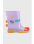 Melissa cizme copii Rain Boot + Fabula Inf culoarea violet - Pled.ro