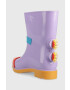 Melissa cizme copii Rain Boot + Fabula Inf culoarea violet - Pled.ro