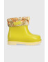 Melissa cizme copii Rain Boot Iii Bb culoarea verde - Pled.ro