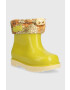 Melissa cizme copii Rain Boot Iii Bb culoarea verde - Pled.ro