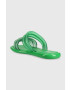 Melissa papuci AIRBUBBLE SLIDE AD femei culoarea verde M.33747.AK996 - Pled.ro