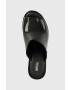 Melissa papuci MULE AD femei culoarea negru cu toc drept M.32233.L349 - Pled.ro