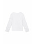 Michael Kors longsleeve din bumbac pentru copii culoarea alb - Pled.ro