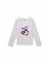 Michael Kors longsleeve din bumbac pentru copii culoarea alb - Pled.ro