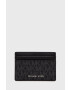 Michael Kors portofel si card holder barbati culoarea negru - Pled.ro