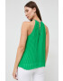 MICHAEL Michael Kors bluza femei culoarea verde neted - Pled.ro