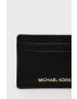 MICHAEL Michael Kors carcasa din piele femei culoarea negru - Pled.ro