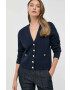 MICHAEL Michael Kors cardigan din amestec de lana culoarea albastru marin light - Pled.ro