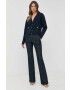 MICHAEL Michael Kors cardigan din amestec de lana culoarea albastru marin light - Pled.ro