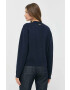 MICHAEL Michael Kors cardigan din amestec de lana culoarea albastru marin light - Pled.ro