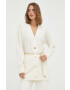 MICHAEL Michael Kors cardigan din lana culoarea bej light - Pled.ro