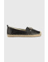 MICHAEL Michael Kors espadrile de piele Rory culoarea negru 40S3ROFP2L - Pled.ro