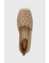 MICHAEL Michael Kors Michael Kors espadrile Lenny Espadrille culoarea maro - Pled.ro