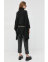 MICHAEL Michael Kors poncho din amestec de lana femei culoarea negru light - Pled.ro