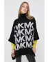 MICHAEL Michael Kors poncho din amestec de lana culoarea negru - Pled.ro