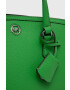 MICHAEL Michael Kors poseta de piele culoarea verde - Pled.ro