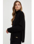 MICHAEL Michael Kors pulover de lana femei culoarea negru călduros cu turtleneck - Pled.ro