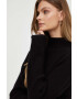 MICHAEL Michael Kors pulover de lana femei culoarea negru călduros cu turtleneck - Pled.ro