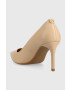 MICHAEL Michael Kors stilettos de piele Alina culoarea bej 40F2HNMP2L - Pled.ro