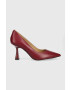 MICHAEL Michael Kors stilettos de piele Clara culoarea bordo 40F3CLMP1L - Pled.ro