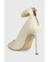 MICHAEL Michael Kors stilettos de piele Hamilton culoarea bej 40F3HAHP1L - Pled.ro