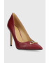 MICHAEL Michael Kors stilettos de piele Parker culoarea bordo 40F3PKHP1L - Pled.ro