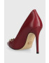 MICHAEL Michael Kors stilettos de piele Parker culoarea bordo 40F3PKHP1L - Pled.ro