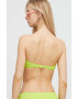 MICHAEL Michael Kors sutien de baie culoarea verde cupa usor rigidizata - Pled.ro