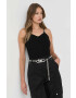 MICHAEL Michael Kors top femei culoarea negru - Pled.ro