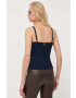 MICHAEL Michael Kors top femei culoarea albastru marin - Pled.ro