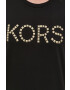 MICHAEL Michael Kors tricou din bumbac culoarea negru - Pled.ro