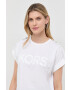 MICHAEL Michael Kors tricou din bumbac Culoarea alb - Pled.ro