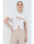 MICHAEL Michael Kors tricou din bumbac culoarea alb - Pled.ro