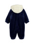 Mini Rodini combinezon bebe culoarea albastru marin - Pled.ro