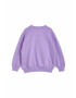 Mini Rodini hanorac de bumbac culoarea violet modelator - Pled.ro