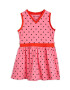 Mini Rodini rochie fete culoarea roz mini evazati - Pled.ro