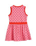 Mini Rodini rochie fete culoarea roz mini evazati - Pled.ro