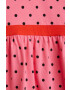 Mini Rodini rochie fete culoarea roz mini evazati - Pled.ro