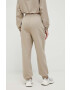 Miss Sixty pantaloni de trening din bumbac culoarea alb neted - Pled.ro