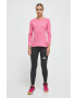 Mizuno longsleeve pentru alergare Impulse Core culoarea roz - Pled.ro