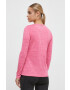 Mizuno longsleeve pentru alergare Impulse Core culoarea roz - Pled.ro