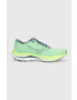 Mizuno pantofi de alergat Wave Inspire 19 culoarea verde - Pled.ro