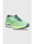 Mizuno pantofi de alergat Wave Inspire 19 culoarea verde - Pled.ro