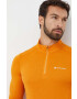 Montane longsleeve funcțional Dart Zip culoarea portocaliu - Pled.ro