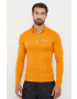 Montane longsleeve funcțional Dart Zip culoarea portocaliu - Pled.ro