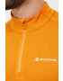 Montane longsleeve funcțional Dart Zip culoarea portocaliu - Pled.ro