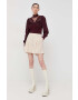 Morgan bluza femei culoarea bordo neted - Pled.ro