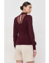 Morgan bluza femei culoarea bordo neted - Pled.ro