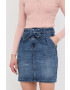 Morgan fusta jeans mini drept - Pled.ro