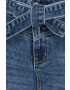 Morgan fusta jeans mini drept - Pled.ro